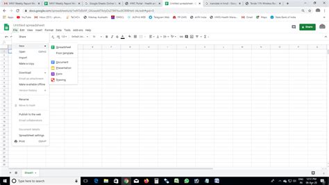 Image result for Creating Google Sheet