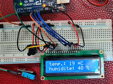 Image result for Arduino Uno and 1602 LCD Display and Humidity Sensor