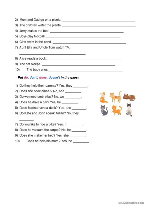 Résultat d’images pour Present Simple Affirmative Negative Questions