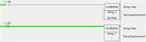 Toradh íomhá ar String Example in plc
