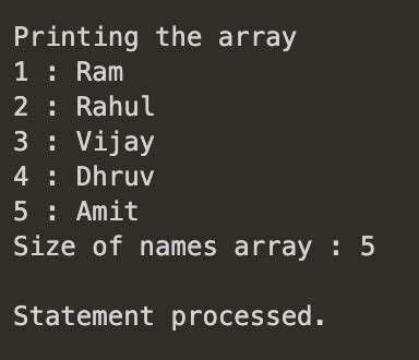 Image result for Varray in PL/SQL