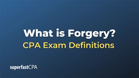 Image result for What Is a Forgery