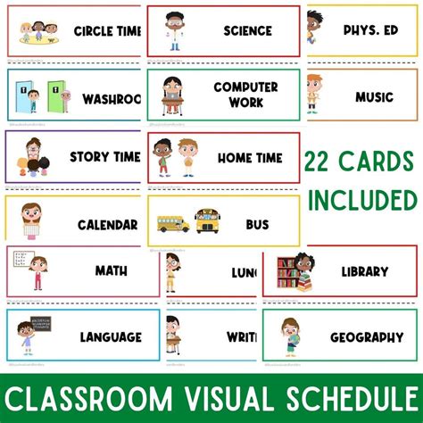 Image result for Visual Timetable Printable
