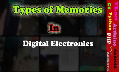 Image result for Types of Memory for Digital System Design