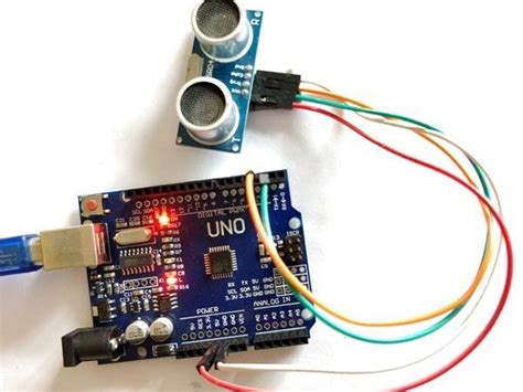 Image result for Ultrasonic Sensor Arduino Programs Running