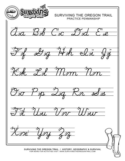 Alphabet Worksheets Cursive | AlphabetWorksheetsFree.com
