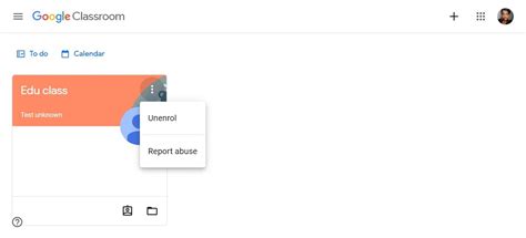 Image result for How Do You Leave a Google Classroom Class