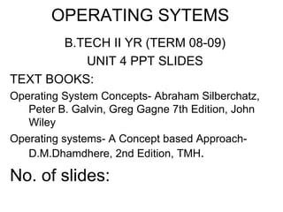 Afbeeldingsresultaten voor Operating System a Concept Based Approach