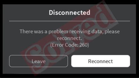 Image result for Disconnected Roblox Message