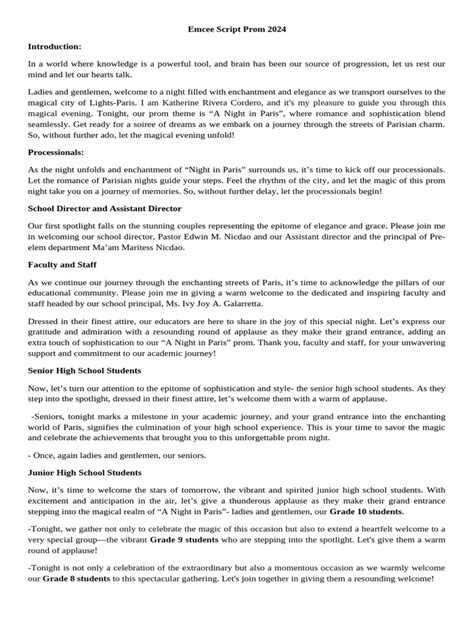 Image result for Prom Emcee