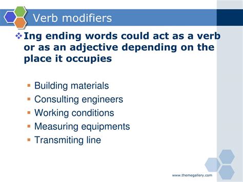 Verb Modifiers に対する画像結果