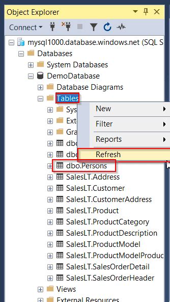 Image result for Atable Creation in Azure SQL