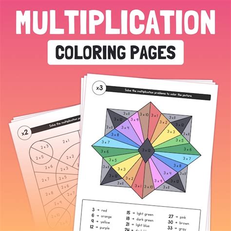 Multiplication Coloring Pages 4th Grade に対する画像結果