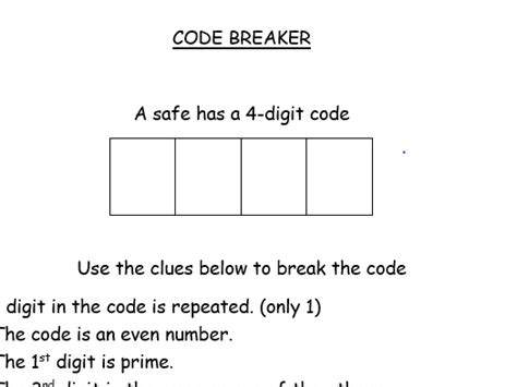 Afbeeldingsresultaten voor Kid-Friendly Code Break