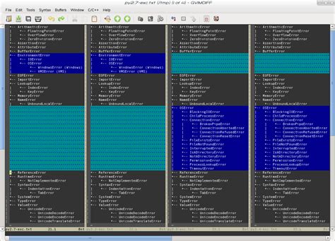 Python Error Hierarchy に対する画像結果