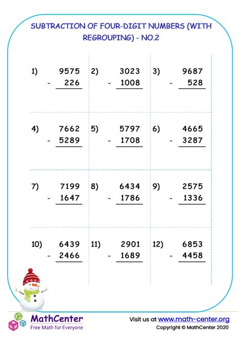 Image result for Multi-Digit Subtraction