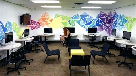 Toradh íomhá ar Computer Lab Wall Paintring Design