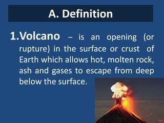 Image result for Volcano Definition