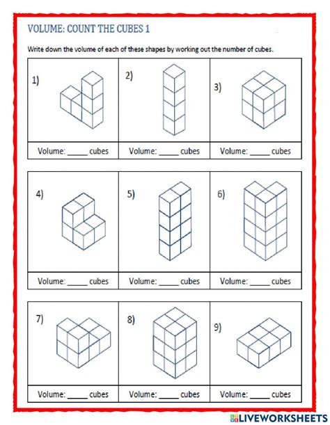Image result for Cubic Rectangle Worksheet