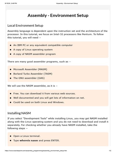 Image result for Linux Assembly Language