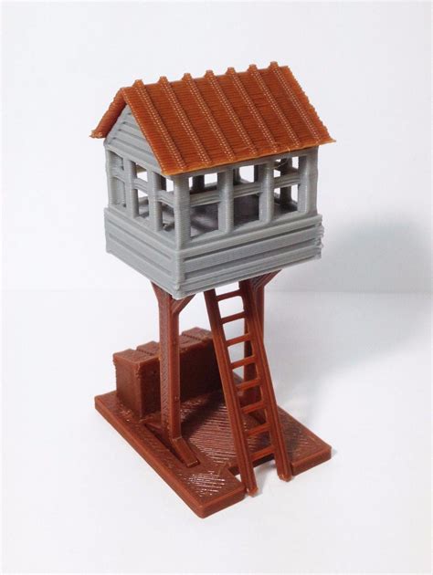 Toradh íomhá ar HO Scale Trackside Signal Tower