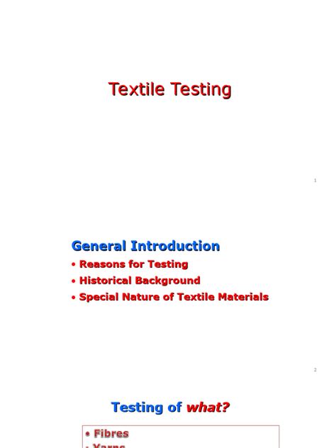 Image result for Fabric Testing II.ppt
