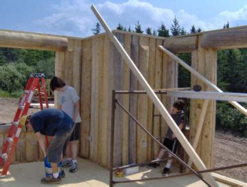 Image result for Stockade Style Log Cabin