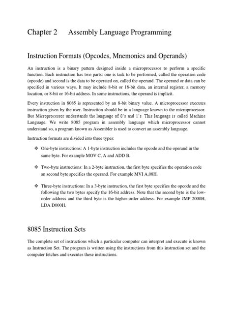 Opcodes in Assembly Language に対する画像結果