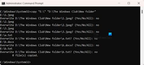 Toradh íomhá ar Copy of File Using Command Prompt