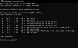 Afbeeldingsresultaten voor Command-Prompt IP Address Lookup