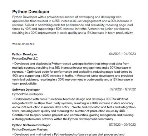 Toradh íomhá ar Self Introduction for Experienced Python Developer