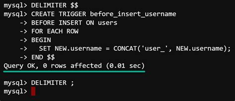 Image result for Trigger in MySQL Used in Node.js