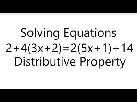 Image result for Solving Simple Equations with Distributive Property