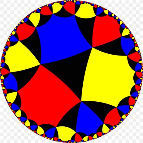 Hexagonal Tiling of Hyperbolic Geometry に対する画像結果