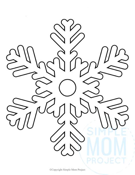 Image result for Printable Snowflake Cut Out Template