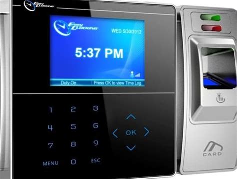 Toradh íomhá ar Biometric Clock Key