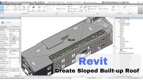 Image result for Revit Add Slope On Flat Roof