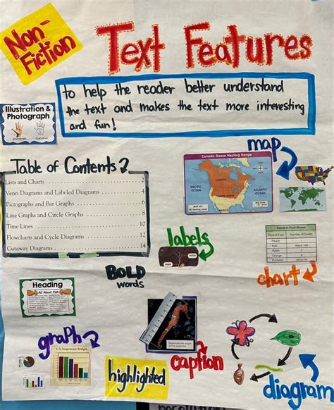 Image result for Text Features Anchor Chart