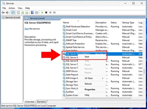 Image result for Start the SQL Server
