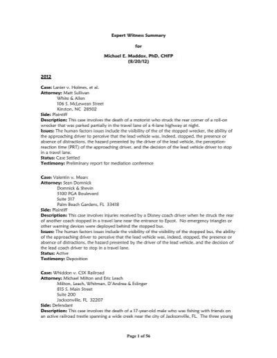 Image result for Expert Witness Time Log Example