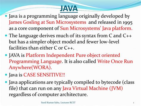 Image result for Java Ppt Title Slide