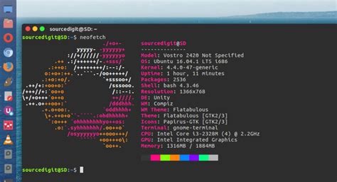 Toradh íomhá ar Linux Ubuntu System