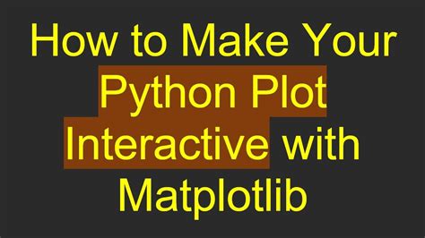 Toradh íomhá ar Matplotlib Interactive Python