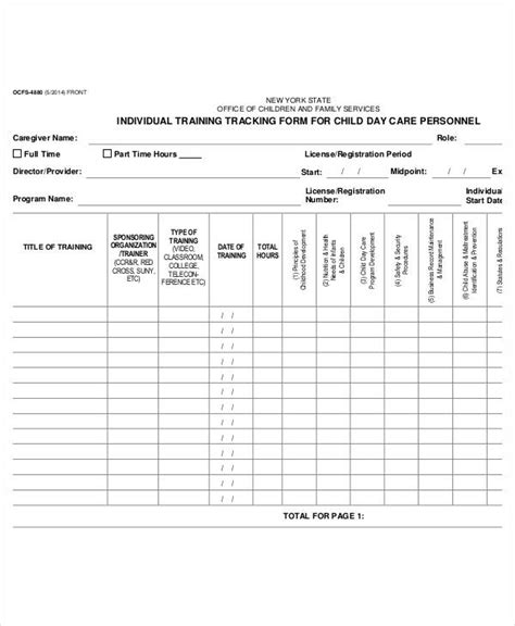 Image result for Employee Training Tracking Form
