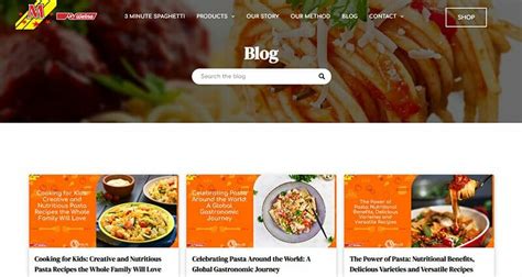 Food Blog Examples に対する画像結果