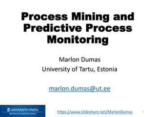 Image result for Process Mining Predictive Monitoring
