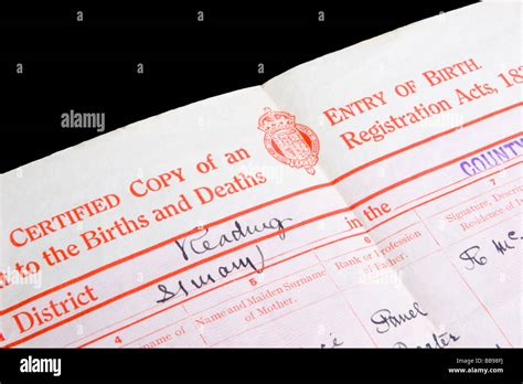 What Does a UK Birth Certificate Look Like に対する画像結果