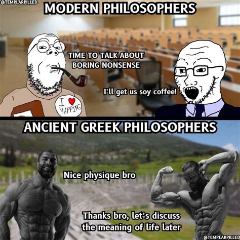 Toradh íomhá ar Plato Face Meme