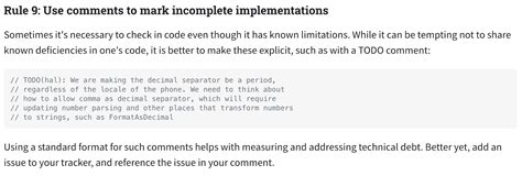 How to Write a To Do Comment in Code に対する画像結果