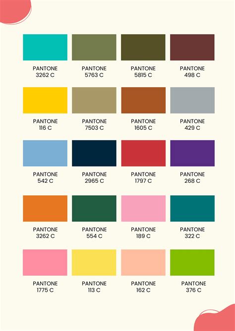 Image result for Pantone Red Color Chart